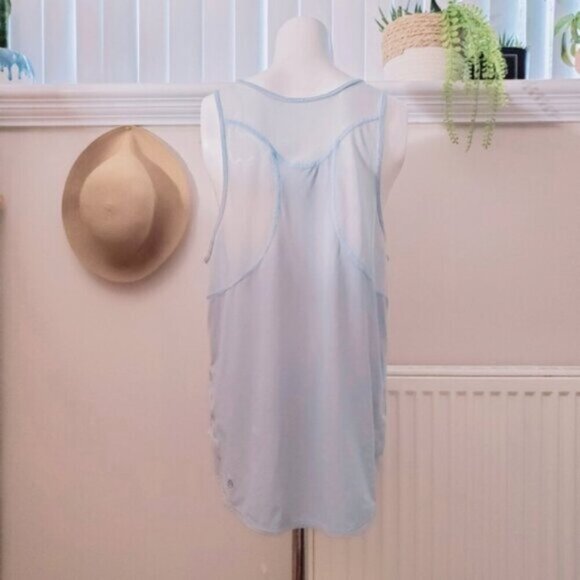 LULULEMON ATHLETICA "Stargaze" Light Grey Blue Sculp Tank ll - Picture 1 of 15